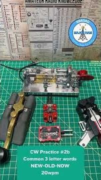 CW Practice #2b Word Recognition NEW-OLD-NOW 20wpm