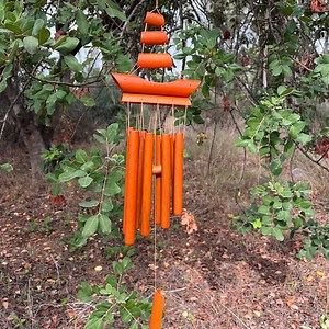 Peaceful Feng Shui Boat Bamboo Wind Chime – Outdoor Garden Windchimes | Memorial & Sympathy Chime | Meditation Sound Healing - Etsy Canada