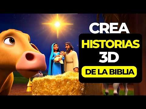 CREA HISTORIAS BÍBLICAS ANIMADAS 3D con Inteligencia Artificial – Tex to video