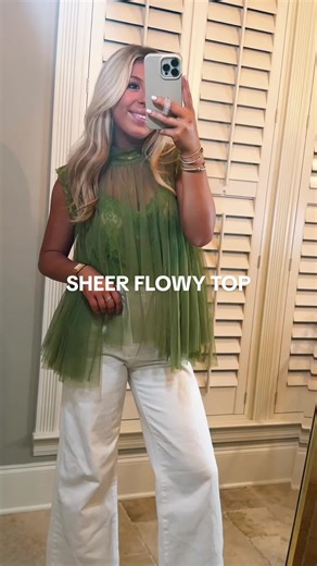 Sheer Flowy Top: Perfect for Going Out Fashion