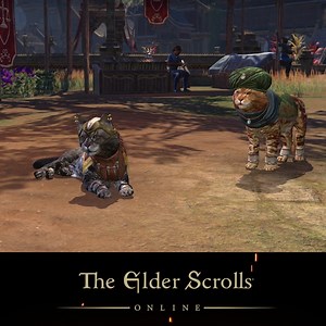 3.2K views · 72 reactions | Ezabi the Banker and Fezez the Merchant are now available in the Crown Store! These assistants would make the purrfect companions to have in Elsweyr. | The Elder Scrolls Online | Facebook