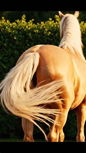 Beautiful Horse Galloping at Sunset in Slow Motion