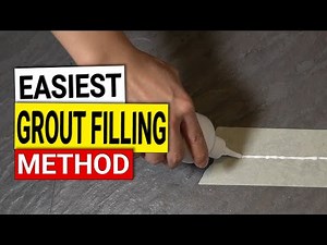 How to grout your tiles? Easiest method DIY Grout Filler Application Guide - Grouting