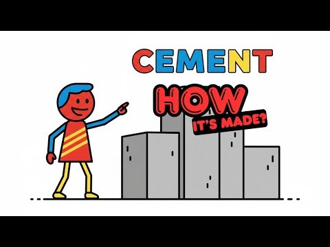 How Cement Is Made (Step by Step) | Stickman Factory