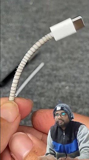 How to protect charger cable #diy #hacks #tricks