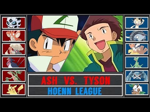 Ash vs. Tyson (Pokémon Sun/Moon) - Hoenn League/Quarter Final