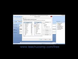 Crystal Reports 2013 Tutorial Basic Table Structures & Terms Business Objects Training
