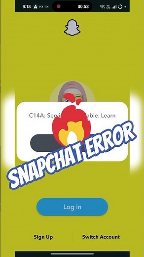 C14 error in snap / login problem solve/ snapchat login problem #solve #problem #snapchat #diwali
