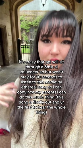 today my mum said my vocals are good 😇 #littlemisscadaver #newmusic #medieval #smallartist