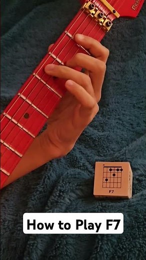 How to Play the F7 Chord on Guitar #guitar #guitartutorial #guitarchords #guitarist #music