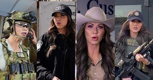 Noem turns Homeland Security role into cringey costume theater