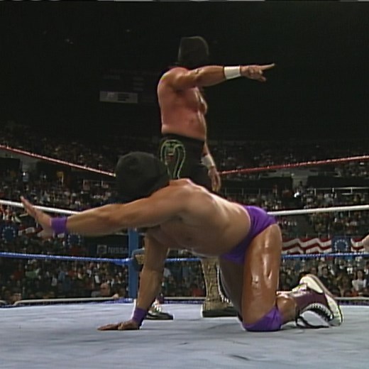 1.1M views · 2.7K reactions | Jake "The Snake" Roberts and "The Model" Rick Martel battled in blindfolds at WWE WrestleMania VII! | WWE Network | Facebook
