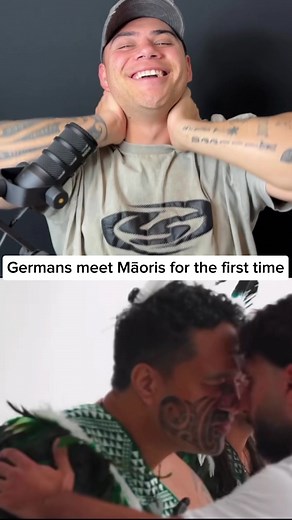 Germans meet New Zealand Maoris for the First Time