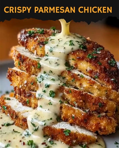 Crispy Parmesan Chicken Recipe ⬇️ first CO.M.N.T ⬇️⬇️ | Easy Dinner Recipes By Juliet