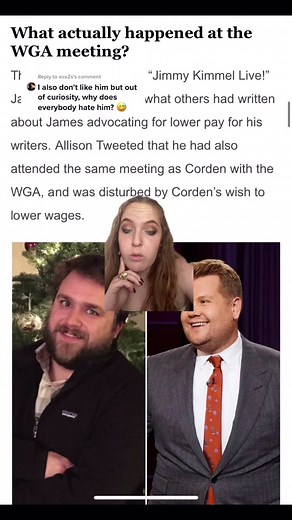 Reply to @eva2s my ac machine is so loud im sorry #jamescorden #ellen #reaction #celebrity #hollywood #twitter #broadway #cinderella #fypシ