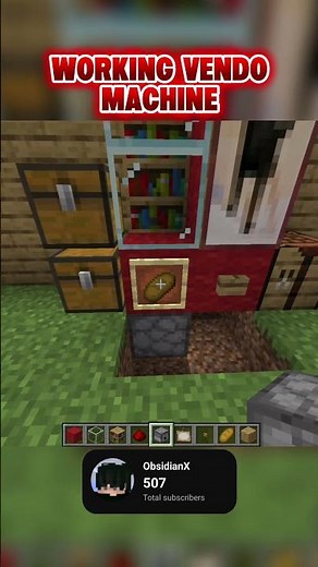 I Built an AUTOMATIC VENDING MACHINE in Minecraft 🤯 | Redstone Build Tutorial #Minecraft #Redstone