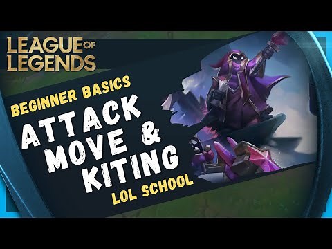 ATTACK MOVE & KITING - League of Legends Beginner Basics - LOL Class