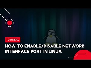 How to enable/disable Network Interface Port in Linux | VPS Tutorial