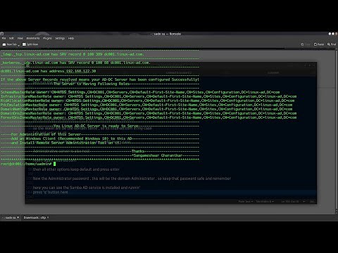 Linux Active Directory Domain Controller (for Beginners to Linux)