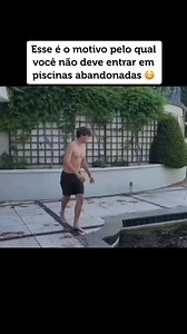 Nunca entre em piscinas abandonadas #creepy #ameba #abandonedplaces #medo | Felipe Terrir