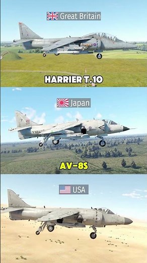 Harrier TYPES in War Thunder (VTOL):