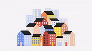 Animation Appearing Houses Houses Footage Modern Stock Footage Video (100% Royalty-free) 1101376481 | Shutterstock