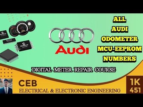 All AUDI odometer eeprom & mcu numbers | AUDI cluster repair