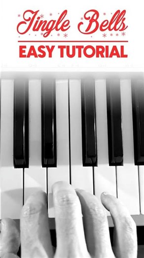 Jingle Bells Piano Tutorial (30 Seconds, Super Easy!) 🎹