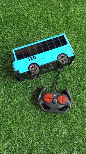 Unboxing and Testing Toys, RC Bus Tayo, No Talking With Natural Sound Water