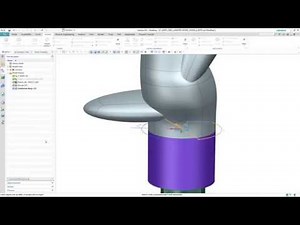 NX 11 Realize Shape (Part4) - Merge Subdivision Bodies and Connect Cage