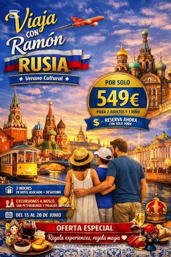 Escapada a Rusia – 4 días y 3 noches