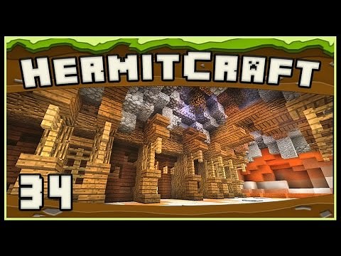 HermitCraft 4: Awesome Underground Base Hallways and Cave Designs
