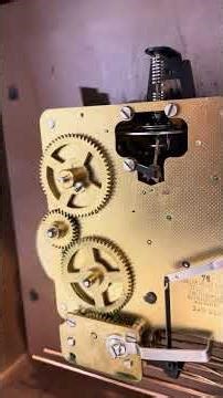 Howard Miller Westminster Chime clock with Bamboo case