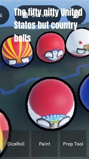 the fifty nifty United States but country balls
