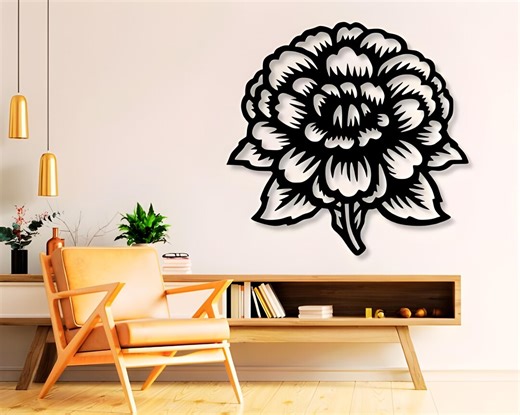 Lotus Flower Svg Dxf Png Files Vector Art Cut File for Cnc Laser Plasma Cricut - Etsy