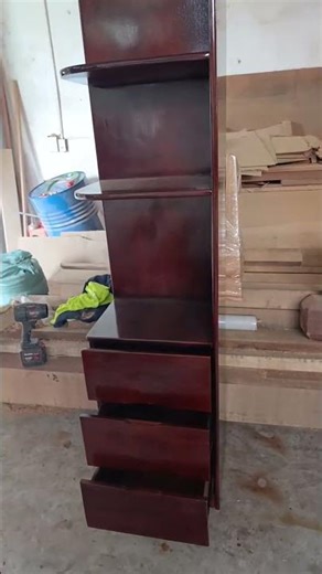 Kệ sách gỗ sồi nga góc tường #furniture #kesach #homedecor