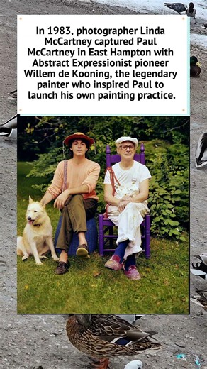 Paul McCartney & Willem de Kooning (1983) 🎨