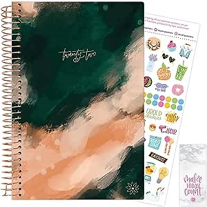 bloom daily planners 2022 Calendar Year Day Planner (January 2022 - December 2022) - 6” x 8.25” - Weekly/Monthly Agenda Organizer Book with Stickers & Bookmark - Wanderlust