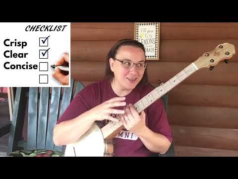 Go SLOW clawhammer banjo lesson