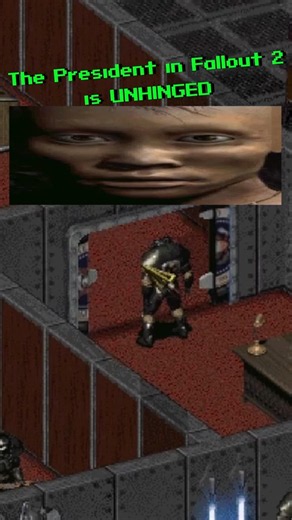 #fallout2 president is unhinged #fallout #retrogaming #youtubepoop #gaming