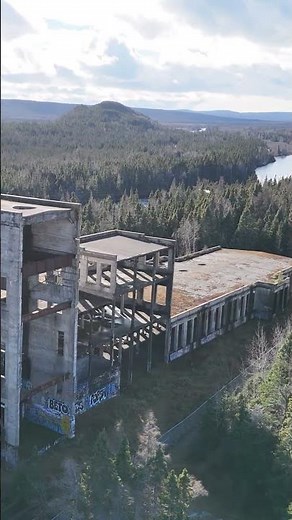 Flying Over Newfoundland’s Lost Industrial Landmark: The Glovertown Pulp Mill #deepdivesurvivor #dji
