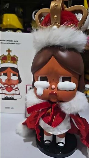 OMG!! POP MART MEGA CRYBABY 400% UNBOXING | THE QUEEN OF BROKEN HEART IS FINALLY MINE! 😭👑✨ #unboxing