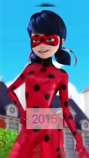 Ladybug evolution 2025-2005 #miraculous #miraculousladybug