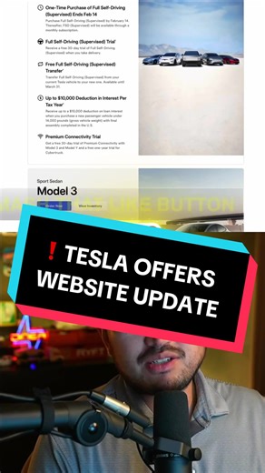 Tesla Website Update: Save $2,500 Today!