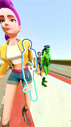 Help to Catch Baldi Rumi vs Jinu in Freeway Ep.5 Garry`s Mod