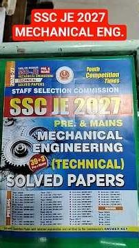 SSC JE Mechanical Engineering 2027 🔥 | Strategy 🚀 #shorts