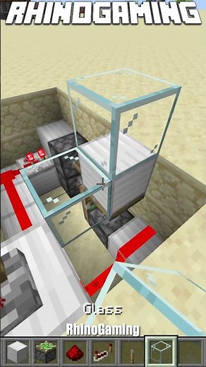 How To Build A Trap Door In Minecraft JAVA Edition! #shorts