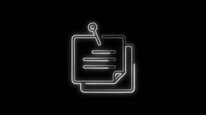 Sticky Note Icon Animation Glowing Lines Stock Footage Video (100% Royalty-free) 3918125913 | Shutterstock