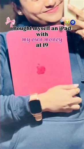 Bought an iPad at 19 ✨ #ipad #shortvideo #shorts #shortsfeed #ipadunboxing #pinkipad #dream