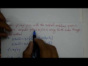 RK method second order differential equation using simple steps by AJ sir